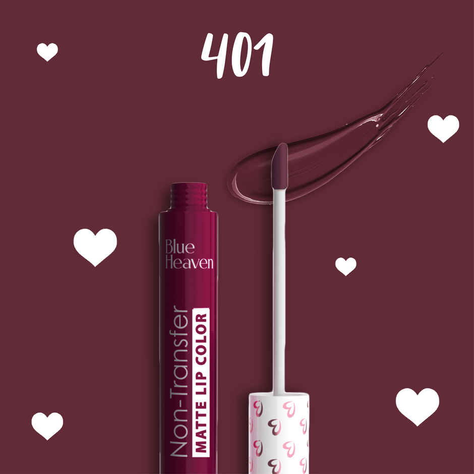 Blue Heaven Non Transfer Liquid Lip Color Matte Finish Waterproof | Pink