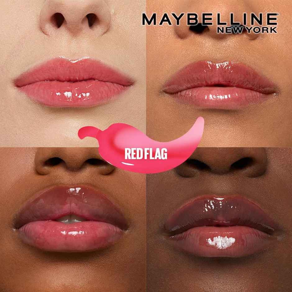 Maybelline Lifter Plump - Plumping Lip Gloss, Red Flag