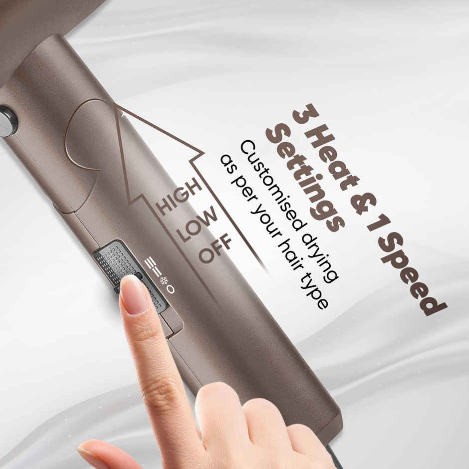 Vega Dry Up Hair Dryer | 2000W | 3 Heat & 1 Speed | Cool Shot | VHDH-36