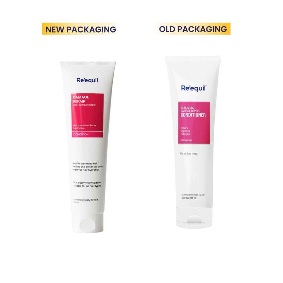 Re'Equil Damage Repair Conditioner With Murumuru & Pea Protein | Silicone Free Conditioner