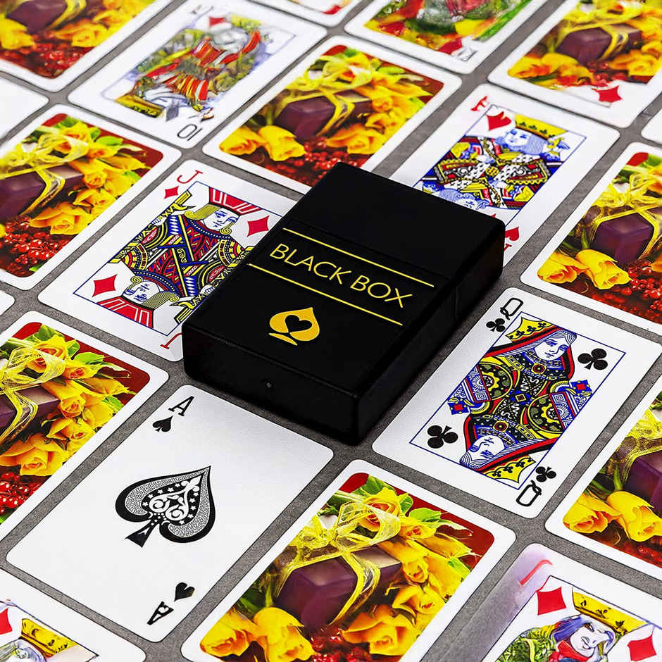 Parksons Cartamundi Plastic Playing Cards Black Box Premium