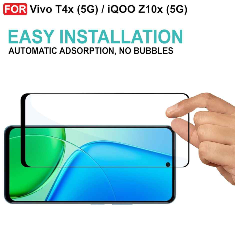 Artistque Tempered Glass for Vivo T3x | Vivo Y58 5G | iQOO Z9X 5G Screen Protector Guard