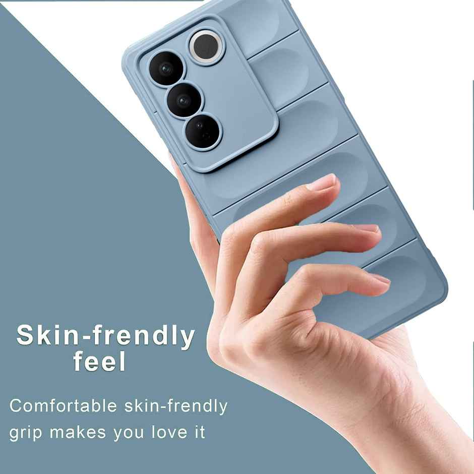 Artistque Case For Vivo V27 / V27 Pro 5g | Liquid Stripe Back Cover Silicone