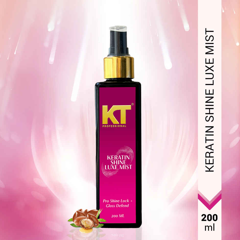 KT Professional Keratin Shine Luxe Mist with Argan & Almond Oil