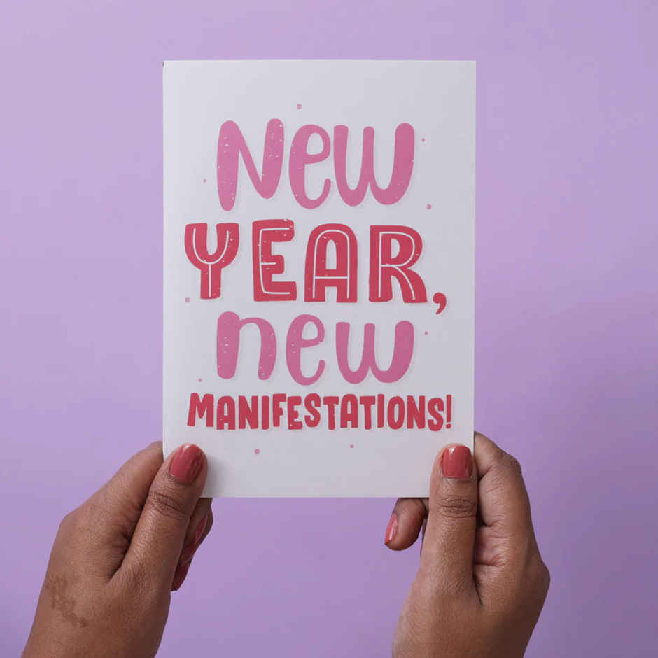 Oye Happy Manifestation Card