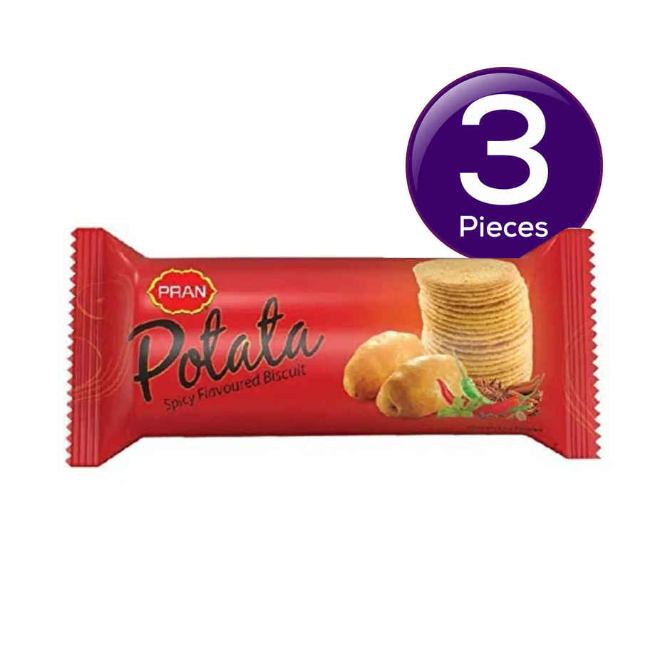Pran Potata Spicy Flavored Biscuit Combo