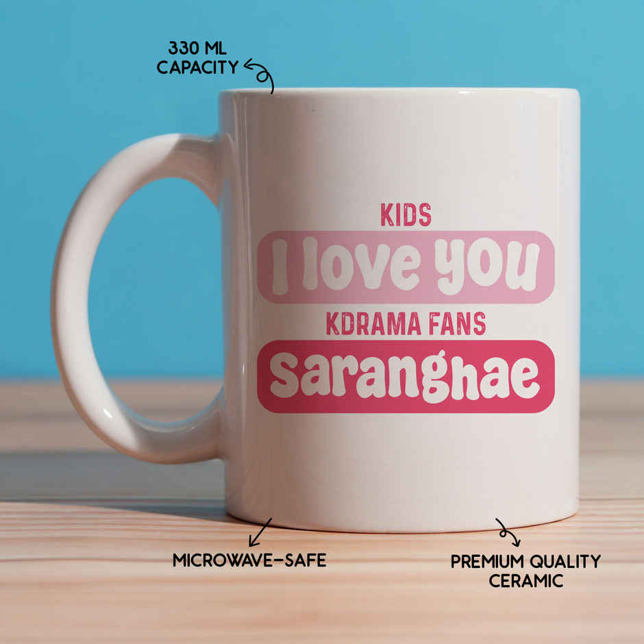 Happy Mail Saranghae Korean Mug