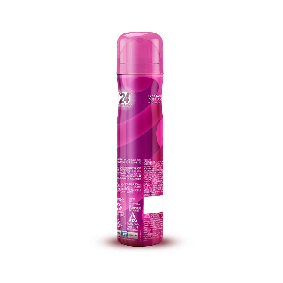 Engage Floral Zest Deodorant for Women, Citrus & Floral, Skin Friendly