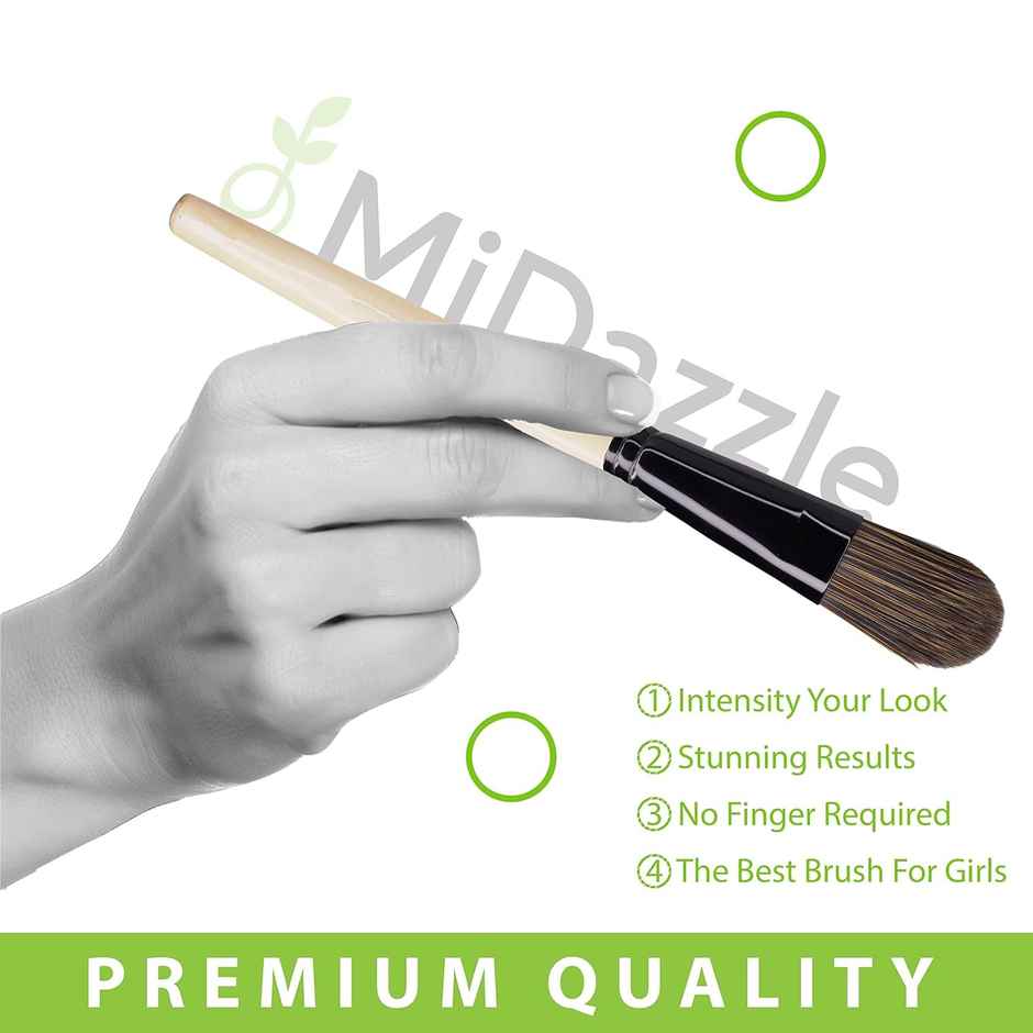 Midazzle Premium Wooden Foundation Makeup Brush |MIMB1108