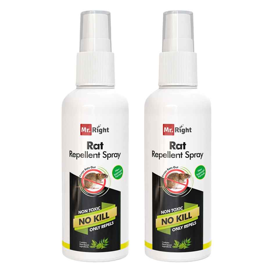 Mr. Right Herbal Rat Repellent Spray for Car & Home | Chemical-Free