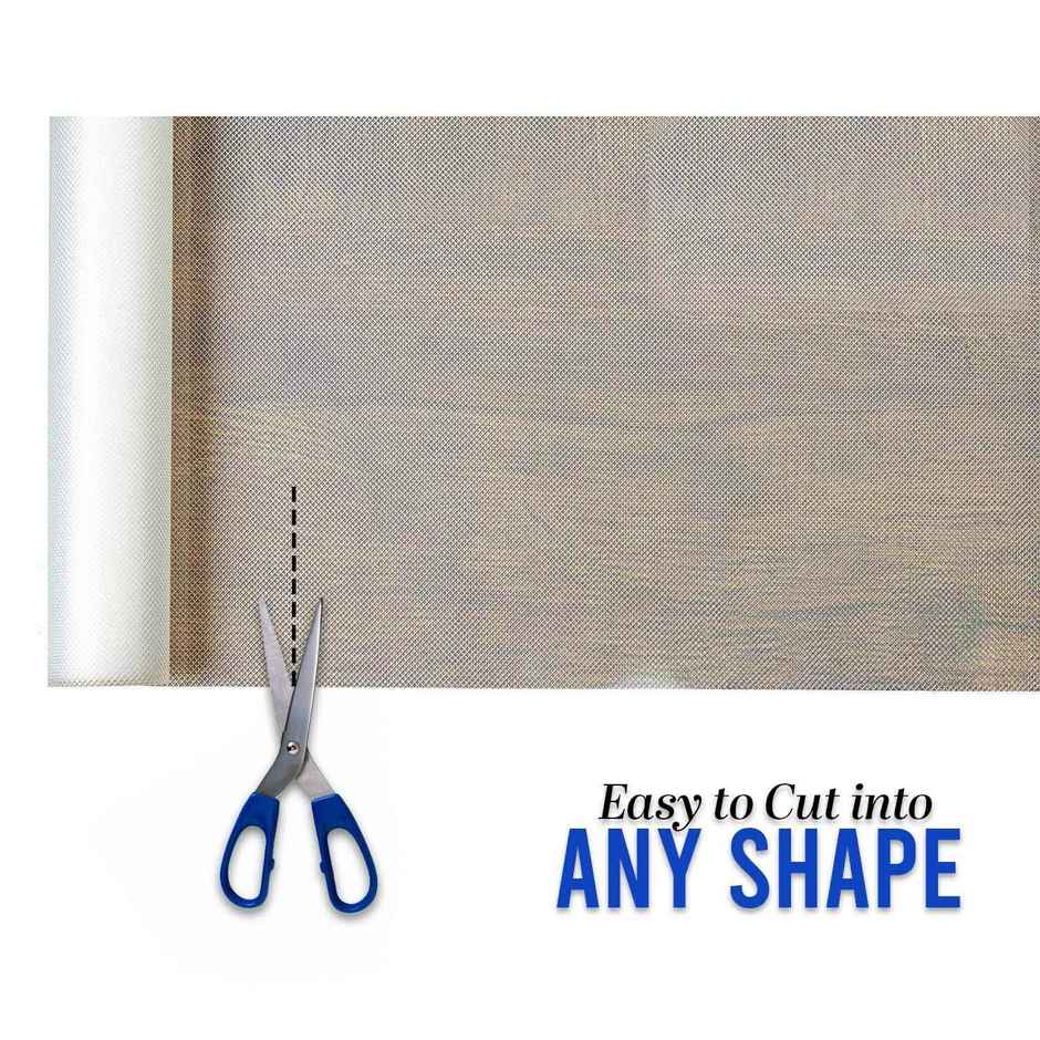 Let's Vybe Multipurpose Washable Anti Slip Mat | Beige | 1.5 m