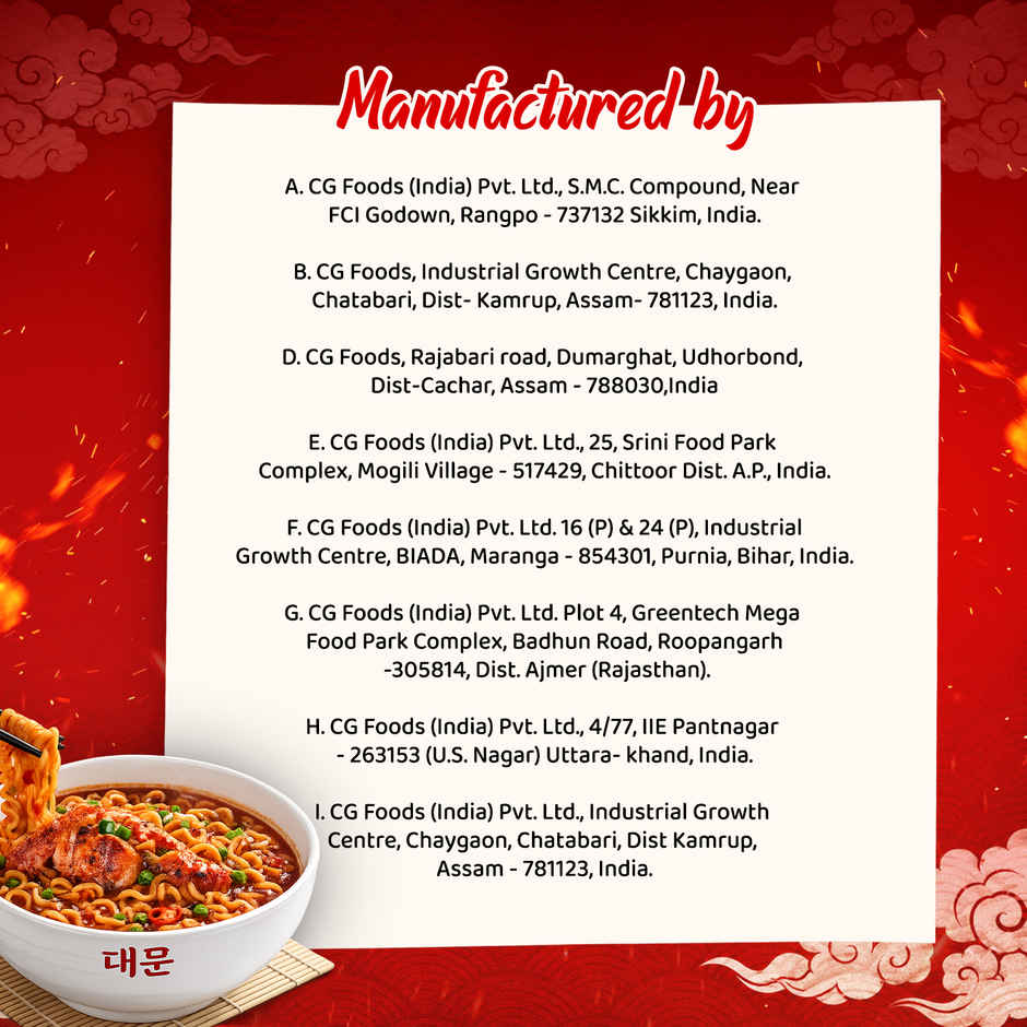 Korean Wai Wai Dynamite Himalayan Hot Chicken