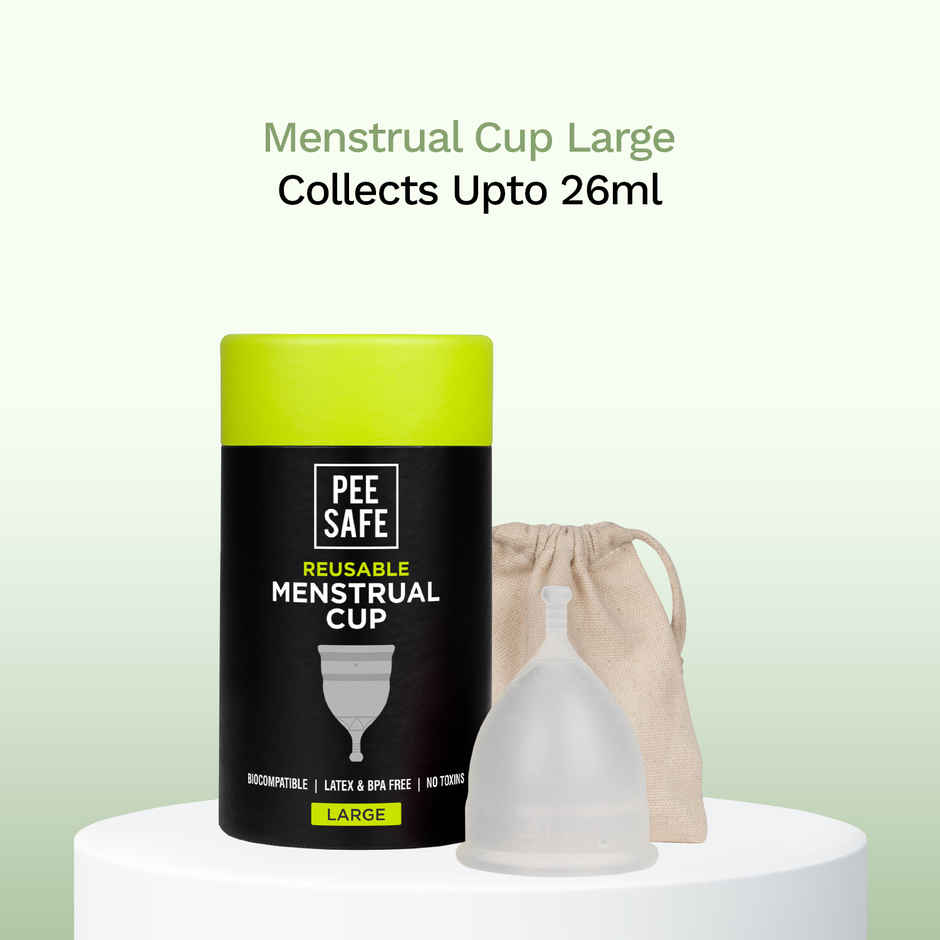 Pee Safe Menstrual Cup | Leak-Free, Comfortable & Reusable - Large