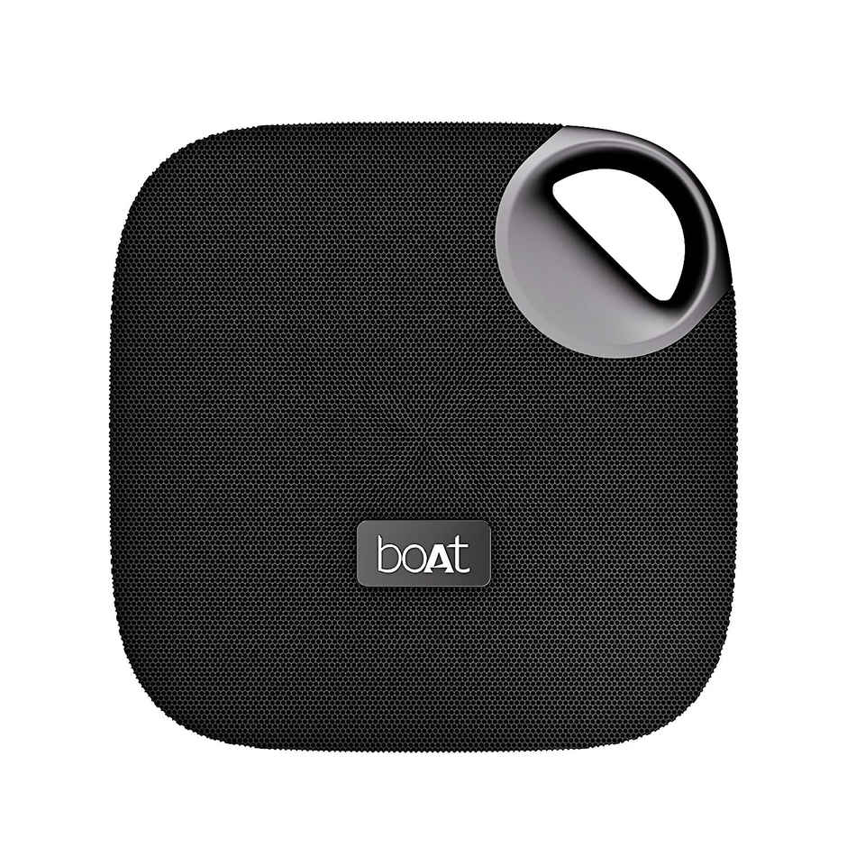 boAt Stone 193 Pro with 5W Bluetooth Speaker Signature Sound, Up to 12hrs of Playtime, TWS Feature, Built-in Mic, Bluetooth v5.3, AUX Port, TF Card Connectivity, IPX6 & Type-C Bluetooth Speaker - Raging Black