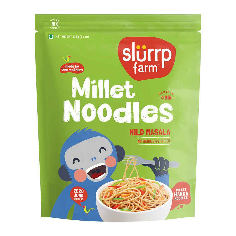 Slurrp Farm Millet Noodles - Mild Masala | No Maida And Not Fried