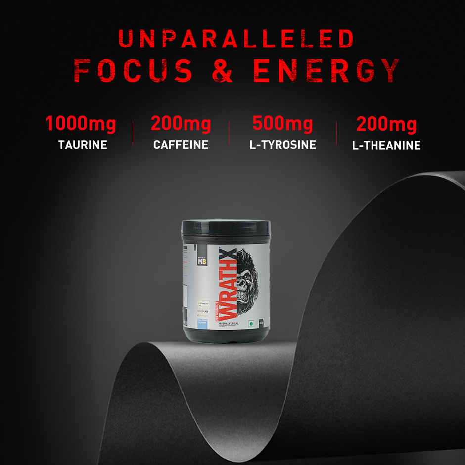 MuscleBlaze Pre Workout WrathX, (Cola Frost, 20 Servings)
