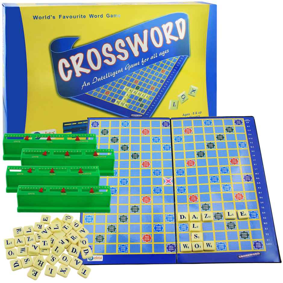 Buy Ekta Crossword Puzzle Board Game, Education Vocabulary Learning ...