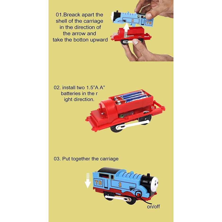 Storio Battery-Operated Express Toy Train Set For Kids