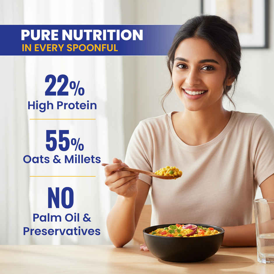 Pintola High Protein Masala Oats | 22% Protein