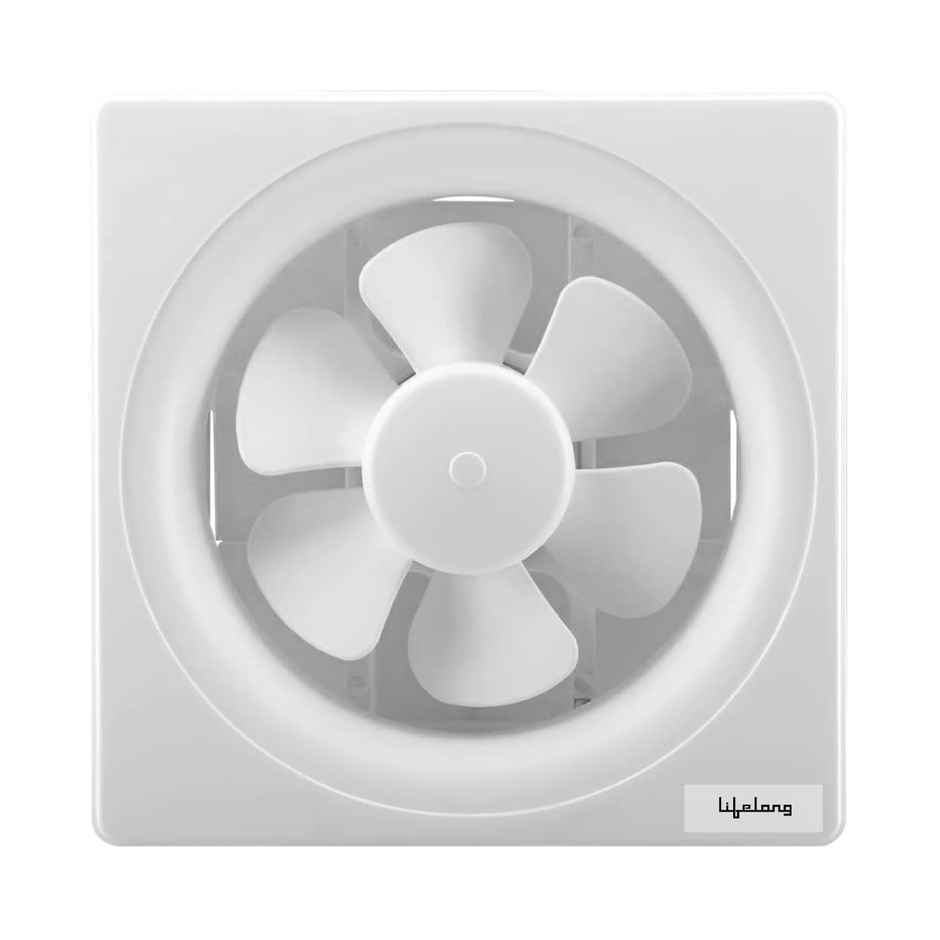 Lifelong LLEF10 Exhaust Fan,250mm,Strong Air Suction,Rust Proof Body,Dust Protection Shutters,White