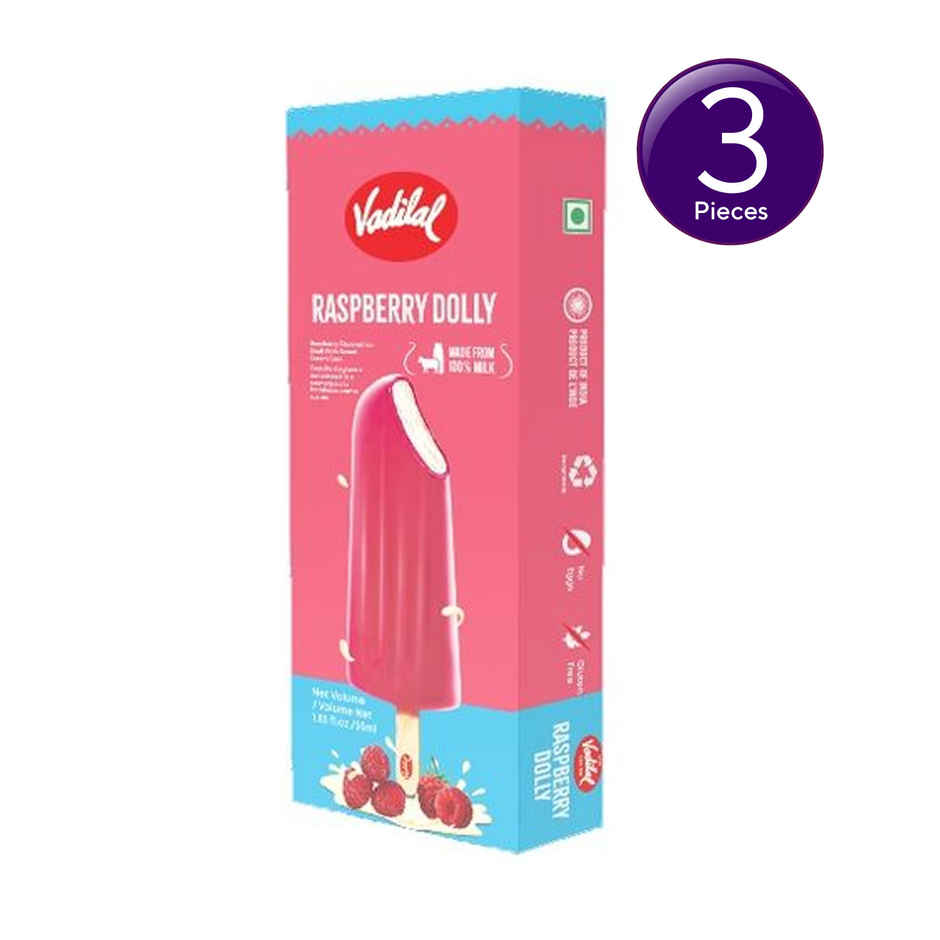 Vadilal Raspberry Dolly Ice Cream Candy Combo 
