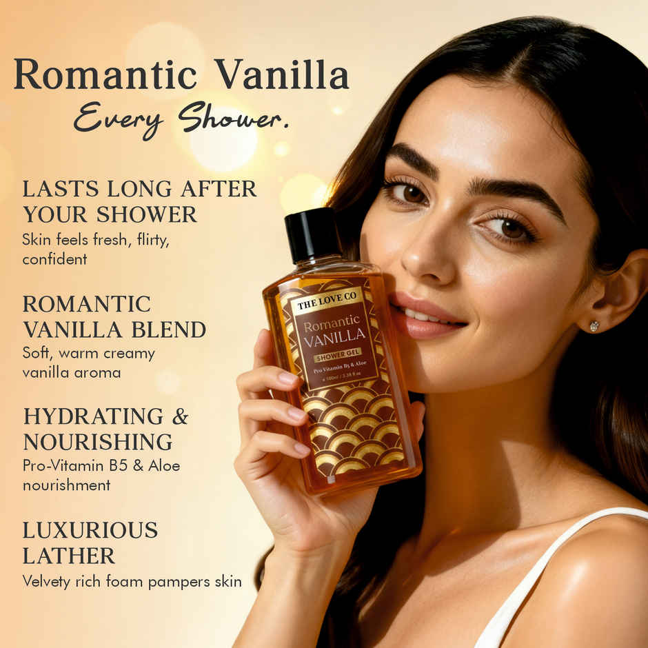 The Love Co Romantic Vanilla Body Wash