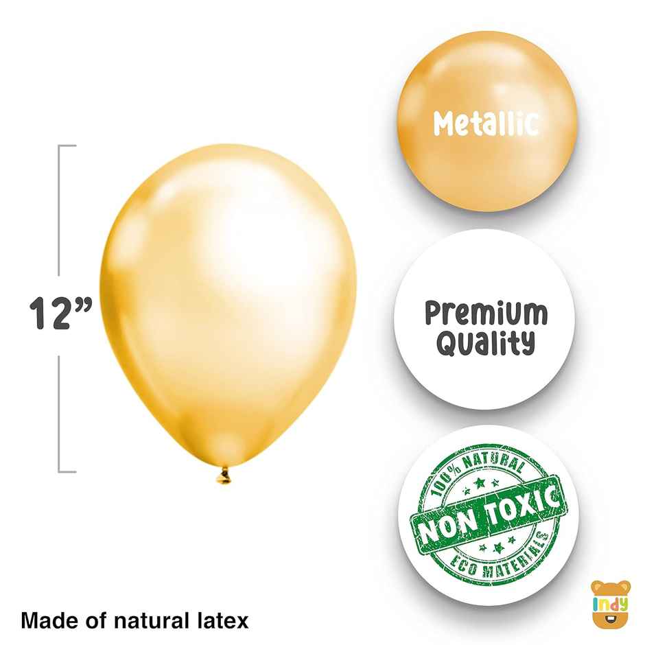 Just Party Happy Birthday Gold Foil Backdrop Decoration Kit