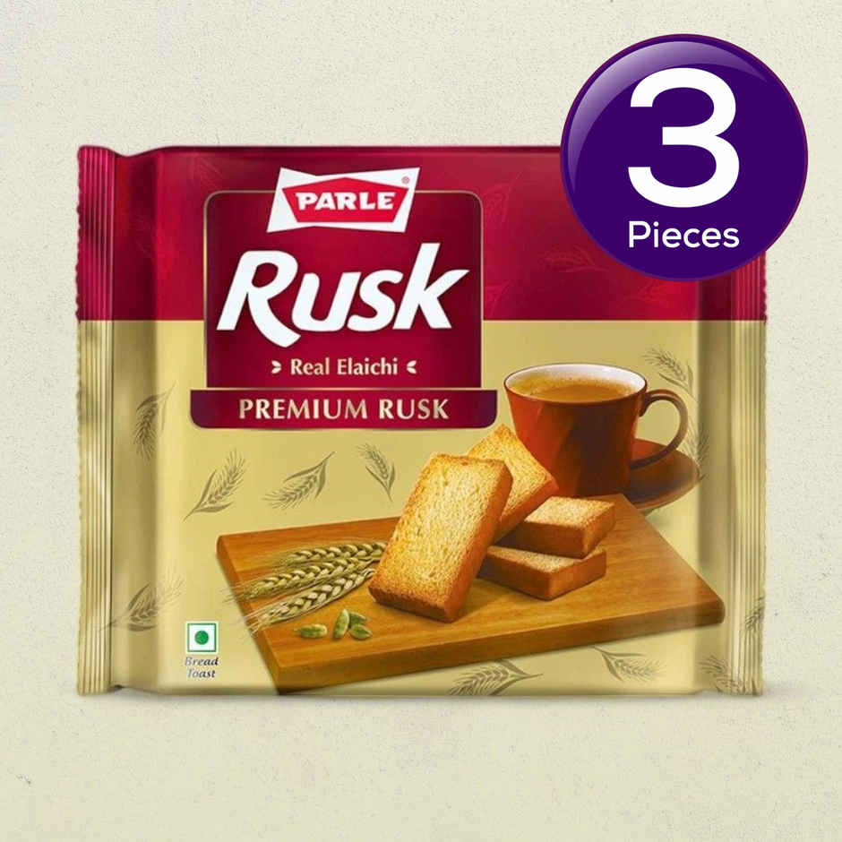Parle Premium Elaichi Rusk | Preservative-free Combo