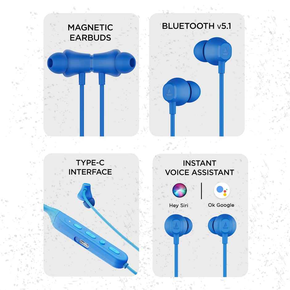 boAt Rockerz Neckband 378 - Electric Blue