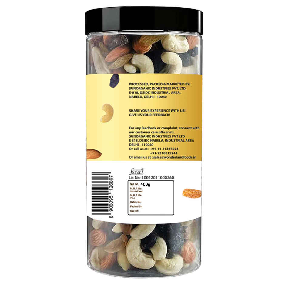 Wonderland Foods Panchmeva Dry Fruits Mix