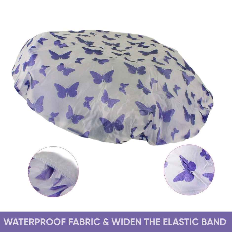 VEGA Set of 2 Premium Colorful Shower Cap (SC-02)