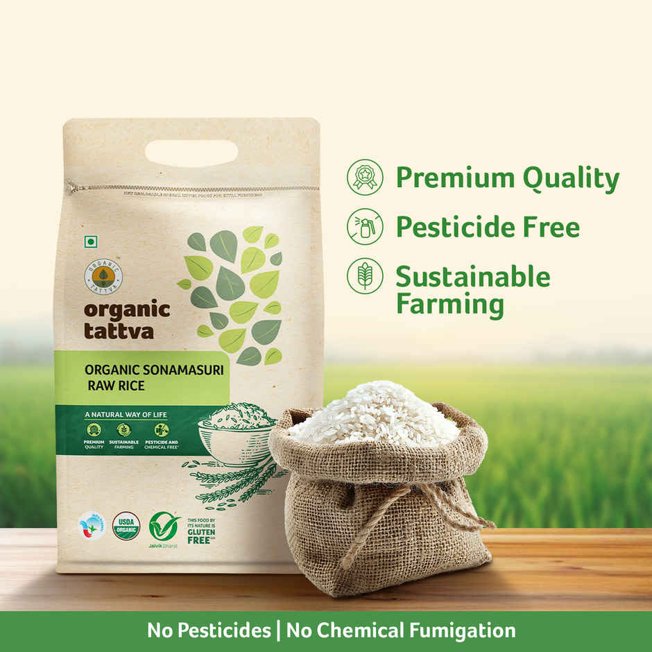 Organic Tattva Organic Sonamasuri White Rice