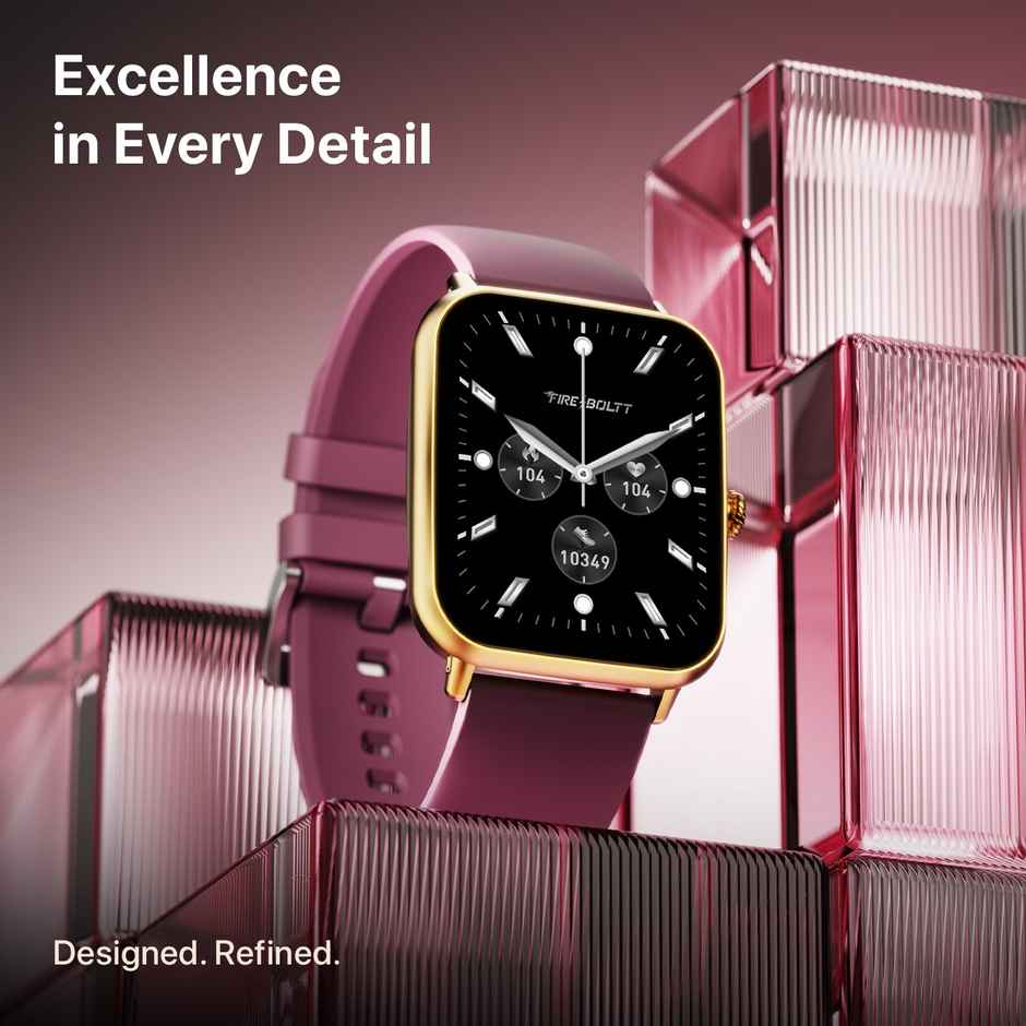 Fire-Boltt Ninja Call Pro Plus 1.83 Tft Bt Calling Smart Watch - Wine New