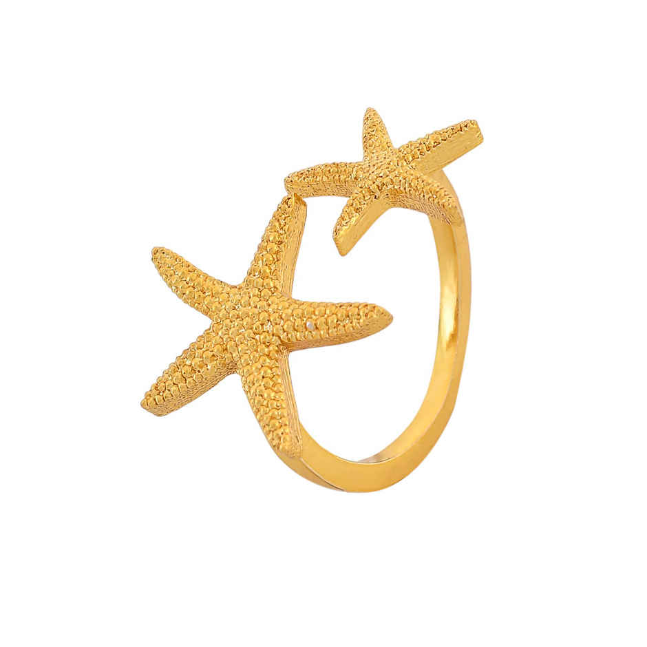 Voylla Hawaii Starfish Open Finger Ring