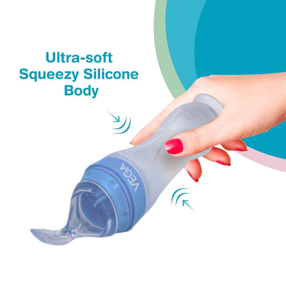 Vega Baby & Mom Silicon Weaning Bottle | Food Feeder- Bpa-Bps Free | Vbwa4-01