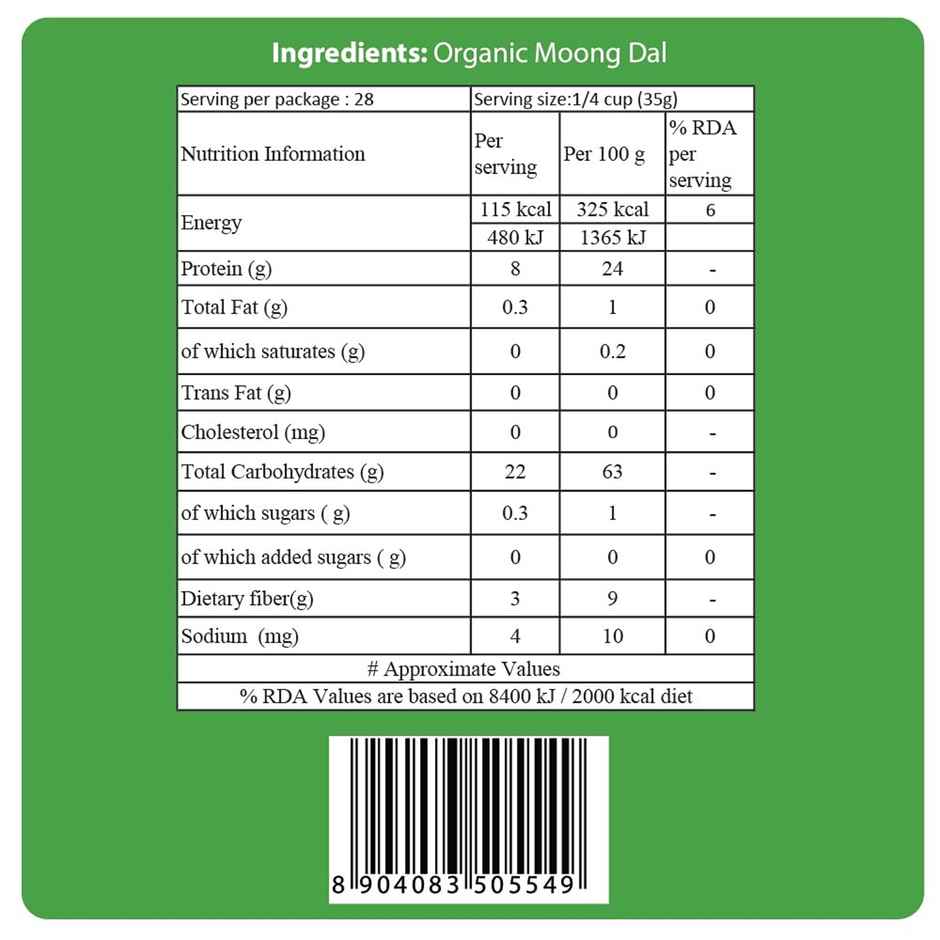 24 Mantra Organic Moong Dal