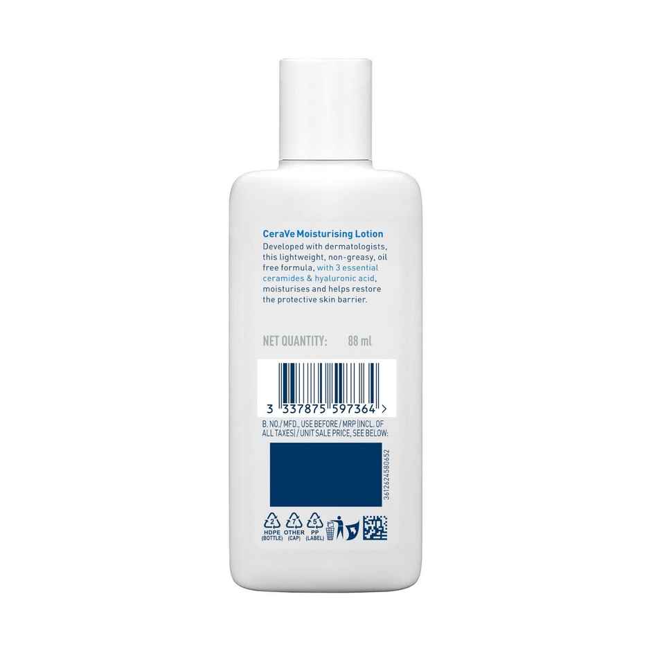 CeraVe Moisturizing Lotion For Dry To Very Dry Skin With Ceramides & Hyaluronic Acid