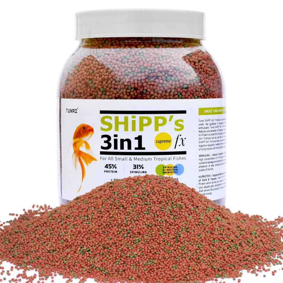 Tunai Shipp 3In1 Fish Food 1.2Mm