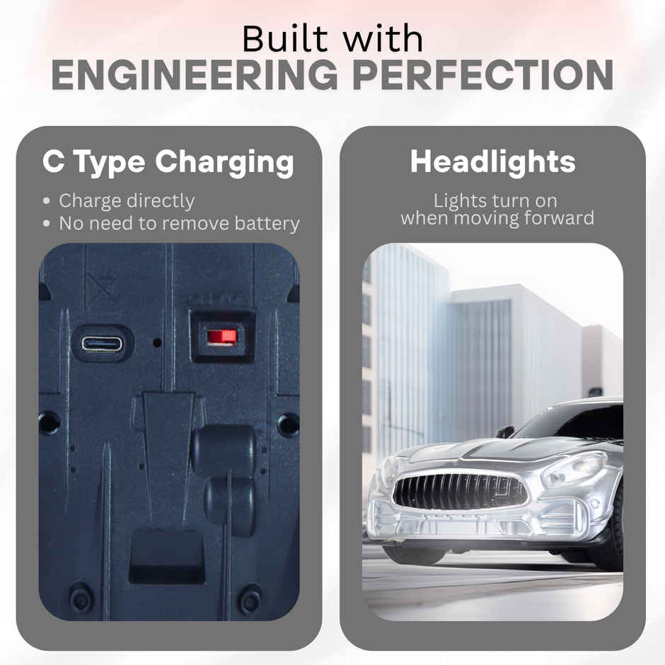 Frendo Hi Speed Remote Control Car 1:24 - Amg Silver