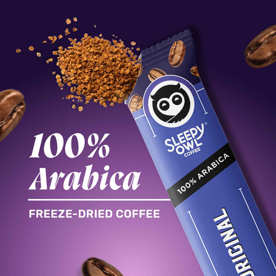 Sleepy Owl Original 100% Arabica Instant Coffee Sachets