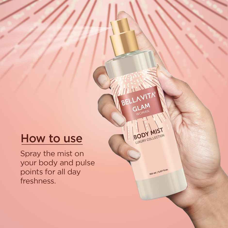 Bella Vita Luxury Glam Woman Body Mist Perfume For Women