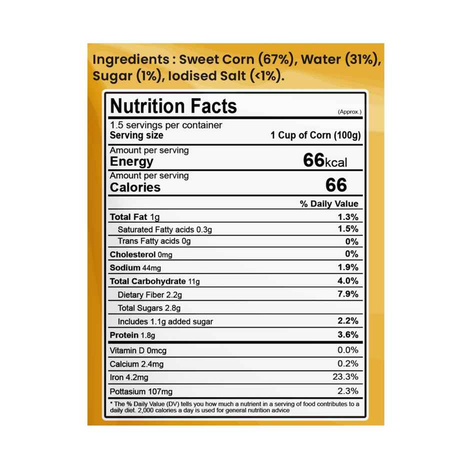 Tadaa Sweet Corn Kernels Masala Masti