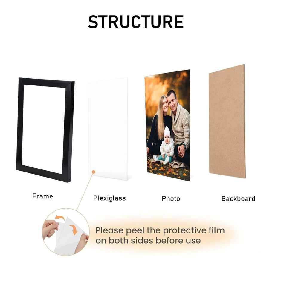 Perpetual A4 Photo Frame | Black