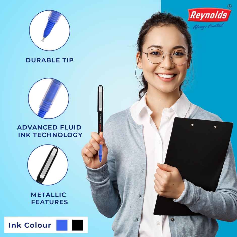 Reynolds R7 Roller Ball Pen For Professional (Blue Pen)