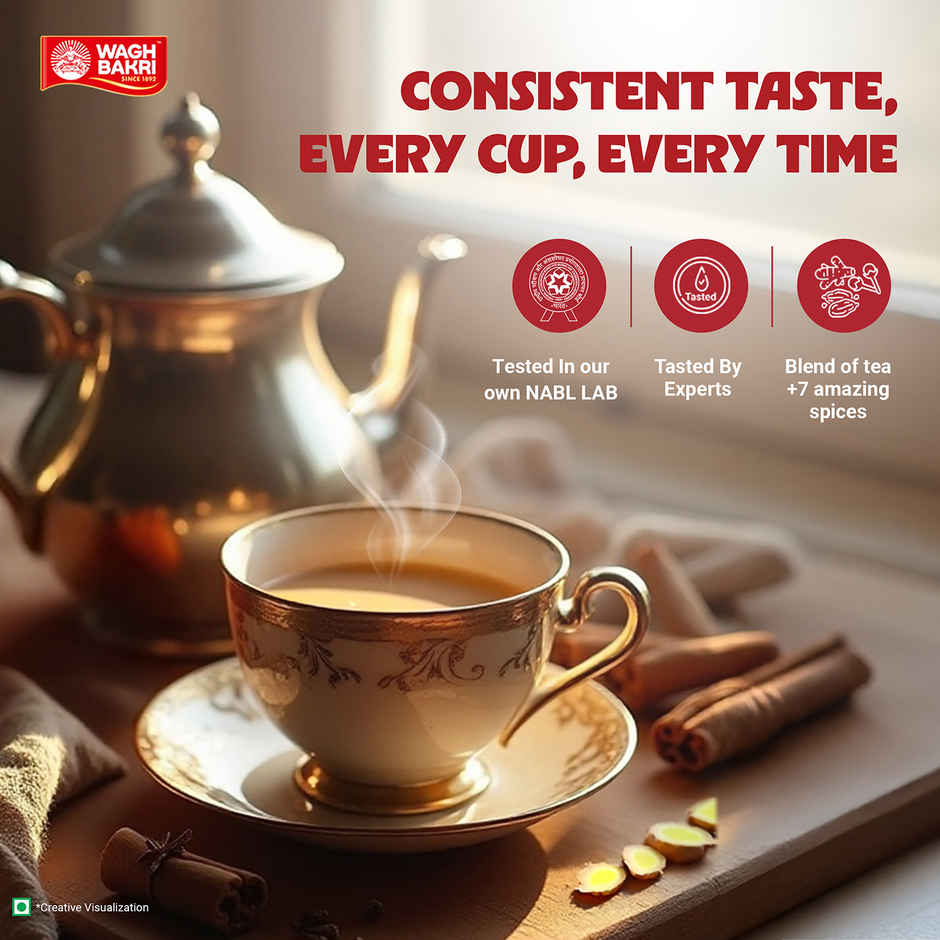 Wagh Bakri Premium Spiced Tea Combo