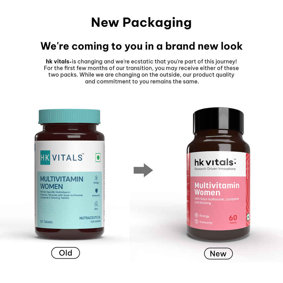 hk vitals Multivitamin for Women (60 Tablets)