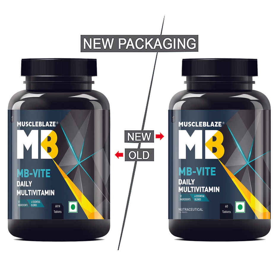 MuscleBlaze MB Vite Daily Multivitamin Tablet Combo 