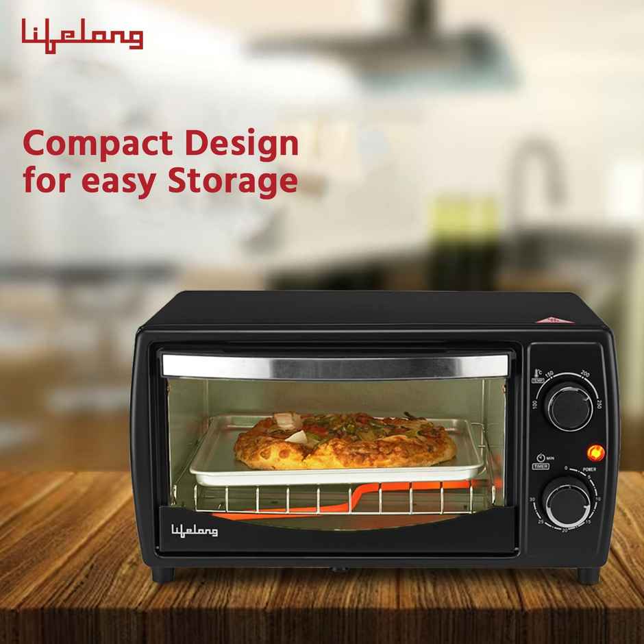 Lifelong OTG 10 Litre - Electric Oven Toaster Griller for Kitchen- 1000 W Auto Shut Off