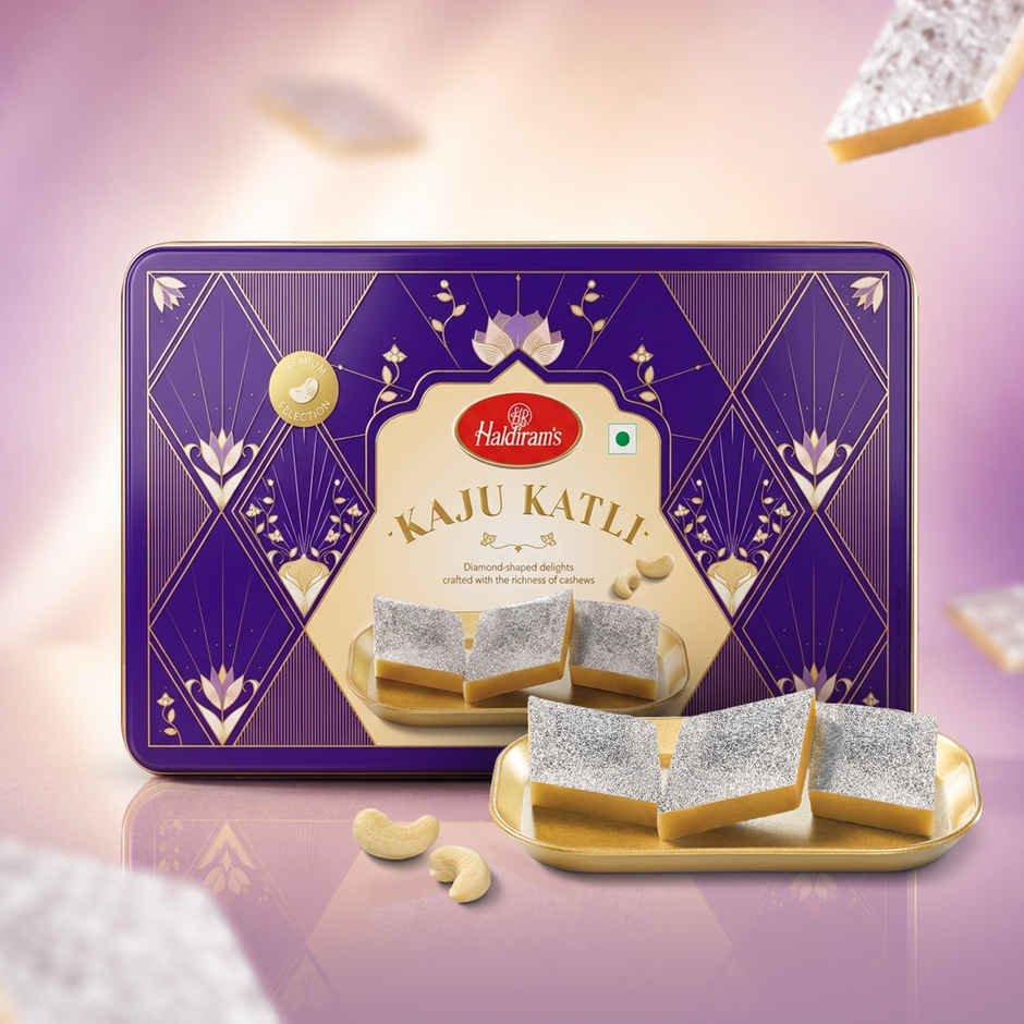 Haldirams Kaju Katli Gift Pack Tin