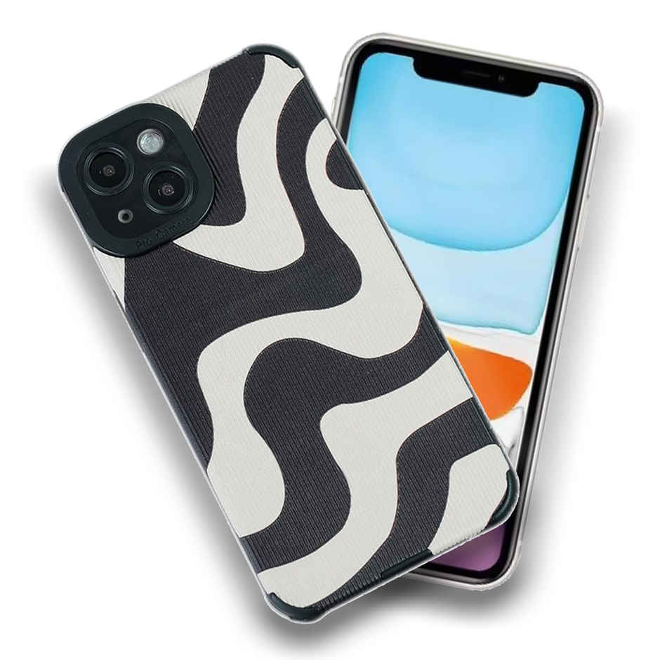 Artistque Case For Iphone 15 Back Cover -zebra Print Cover